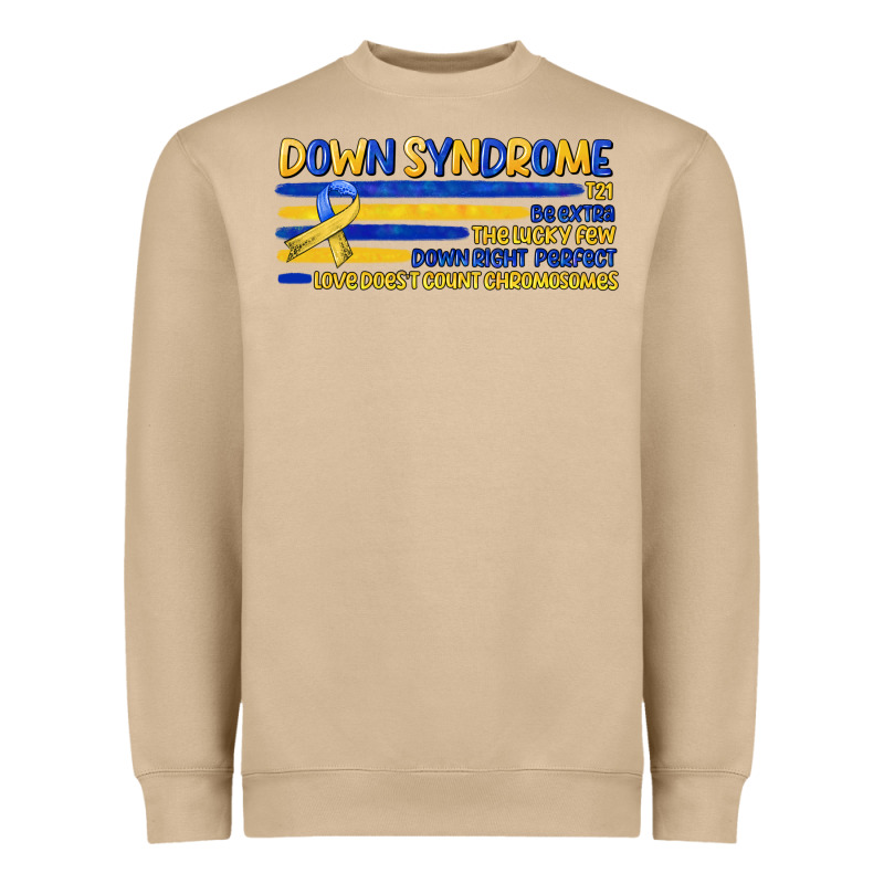 Down Syndrome Heavyweight Sweatshirt by Artiststas | Teevron