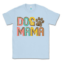 Dusty Blue dog mama Classic Tee - JahusDesignShop
