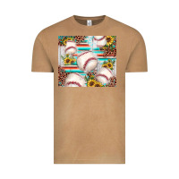 Vintage Camel baseball leopard sunflower Vintage Tee - JahusDesignShop