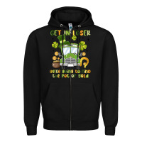 Black get in loser we re going to find the pot of gold Zipper Hoodie - MaliasSmallBusiness