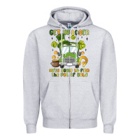 Heather Grey get in loser we re going to find the pot of gold Zipper Hoodie - MaliasSmallBusiness