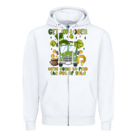 White get in loser we re going to find the pot of gold Zipper Hoodie - MaliasSmallBusiness
