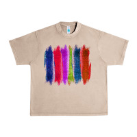 French Oak Colored Jute Brush Strokes Urban Heavy Tee - Bettercallsaul
