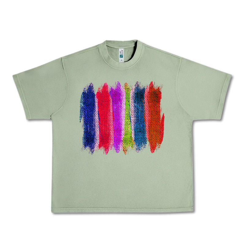 Colored Jute Brush Strokes Urban Heavy Tee by Bettercallsaul | Teevron