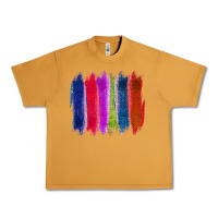 Peanut Butter Colored Jute Brush Strokes Urban Heavy Tee - Bettercallsaul