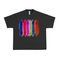 Pigment Black Colored Jute Brush Strokes Urban Heavy Tee - Bettercallsaul