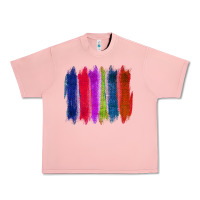 Salmon Colored Jute Brush Strokes Urban Heavy Tee - Bettercallsaul