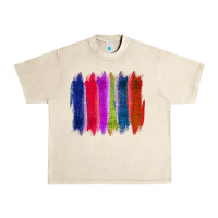 Sandshell Colored Jute Brush Strokes Urban Heavy Tee - Bettercallsaul
