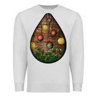 Dove Grey christmas  teardrop Premium Sweatshirt - BundleAndBundleShop