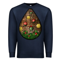 Navy christmas  teardrop Premium Sweatshirt - BundleAndBundleShop