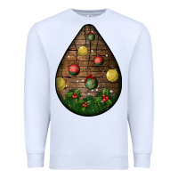 White christmas  teardrop Premium Sweatshirt - BundleAndBundleShop