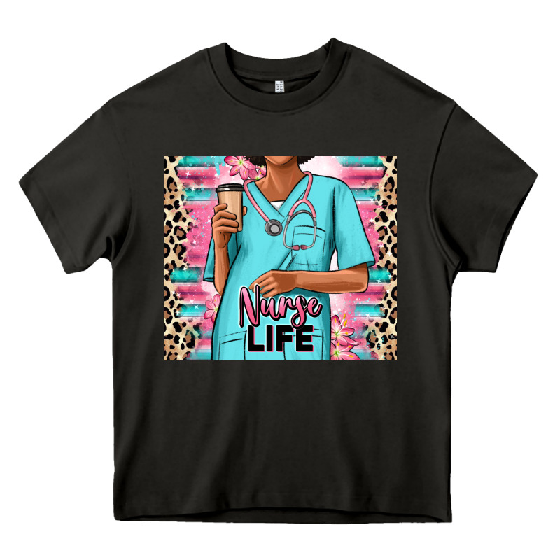 Nurse Life Afro Woman Heavy Core Tee by RanaPortraitStore | Teevron