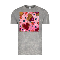 Cloud Rock valentines day waffles seamless pattern Vintage Tee - BundleAndBundleShop