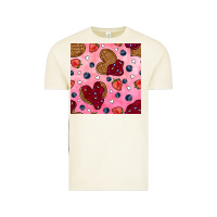 Vintage Arctic valentines day waffles seamless pattern Vintage Tee - BundleAndBundleShop