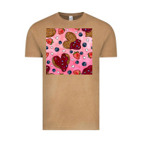 Vintage Camel valentines day waffles seamless pattern Vintage Tee - BundleAndBundleShop