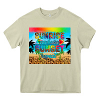 Mossy sunrise sunburn sunset repeat Heavy Core Tee - Artiststas