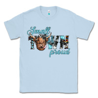 Dusty Blue small town proud Classic Tee - JahusDesignShop