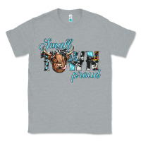 Heather Grey small town proud Classic Tee - JahusDesignShop