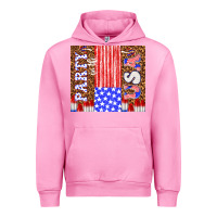 Fuchsia Pink party in the usa Urban Hoodie - TumblerDesignByShophia