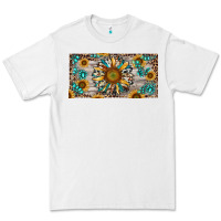 White western sunflower and gemstone license plate Premium Tee - RanaPortraitStore