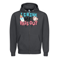 Smoke i drink until i pass out baby Zipper Hoodie - MaliasSmallBusiness