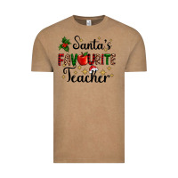 Vintage Coffee santas favourite teacher Vintage Tee - AdoDesignShop
