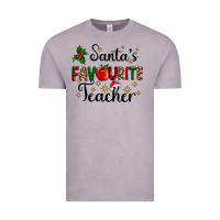 Vintage Zinc santas favourite teacher Vintage Tee - AdoDesignShop