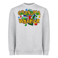 Heather Grey grandma of a warrior Heavyweight Sweatshirt - Artiststas