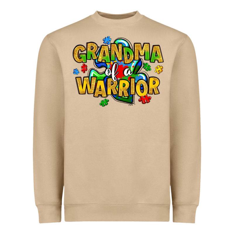 Grandma Of A Warrior Heavyweight Sweatshirt by Artiststas | Teevron