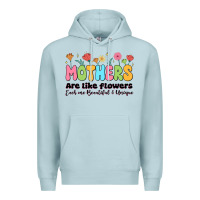 Blue Mist mothers are like flowers Premium Hoodie - JahusDesignShop