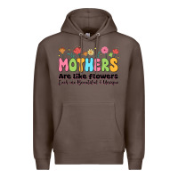 Coffee mothers are like flowers Premium Hoodie - JahusDesignShop