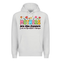 Dove Grey mothers are like flowers Premium Hoodie - JahusDesignShop