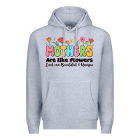 Heather Grey mothers are like flowers Premium Hoodie - JahusDesignShop