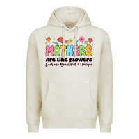 Oatmeal Heather mothers are like flowers Premium Hoodie - JahusDesignShop