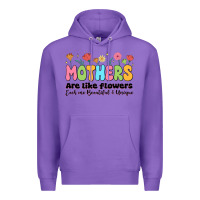 Purple mothers are like flowers Premium Hoodie - JahusDesignShop