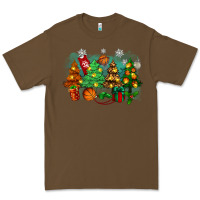 Cacao christmas trees with basketball Premium Tee - Zillion Design Studio
