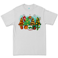 Dove Grey christmas trees with basketball Premium Tee - Zillion Design Studio