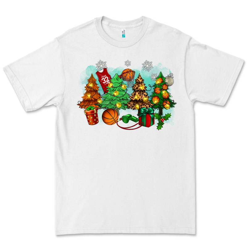 Christmas Trees With Basketball Premium Tee by Zillion Design Studio | Teevron