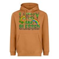 Meerkat Lucky And Blessed St Patricks Heavyweight Hoodie - BundleAndBundleShop
