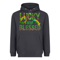 Smoke Lucky And Blessed St Patricks Heavyweight Hoodie - BundleAndBundleShop