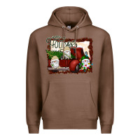 Chestnut happy holidays gnomes Christmas Truck Premium Hoodie - Bettercallsaul
