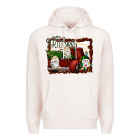 Pale Pink happy holidays gnomes Christmas Truck Premium Hoodie - Bettercallsaul