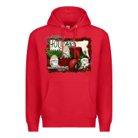 Red happy holidays gnomes Christmas Truck Premium Hoodie - Bettercallsaul