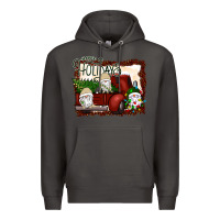 Smoke happy holidays gnomes Christmas Truck Premium Hoodie - Bettercallsaul