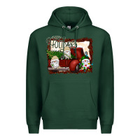 Sports Green happy holidays gnomes Christmas Truck Premium Hoodie - Bettercallsaul