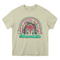 Mossy nurse life rainbow Heavy Core Tee - RanaPortraitStore