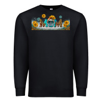 Black american football mom libbey glass Premium Sweatshirt - BundleAndBundleShop