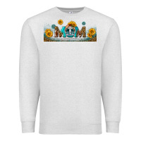 Oatmeal Heather american football mom libbey glass Premium Sweatshirt - BundleAndBundleShop