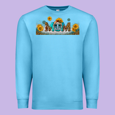 American Football Mom Libbey Glass Premium Sweatshirt Designed By Bundleandbundleshop