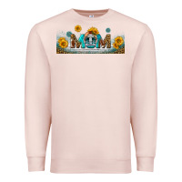 Pale Pink american football mom libbey glass Premium Sweatshirt - BundleAndBundleShop